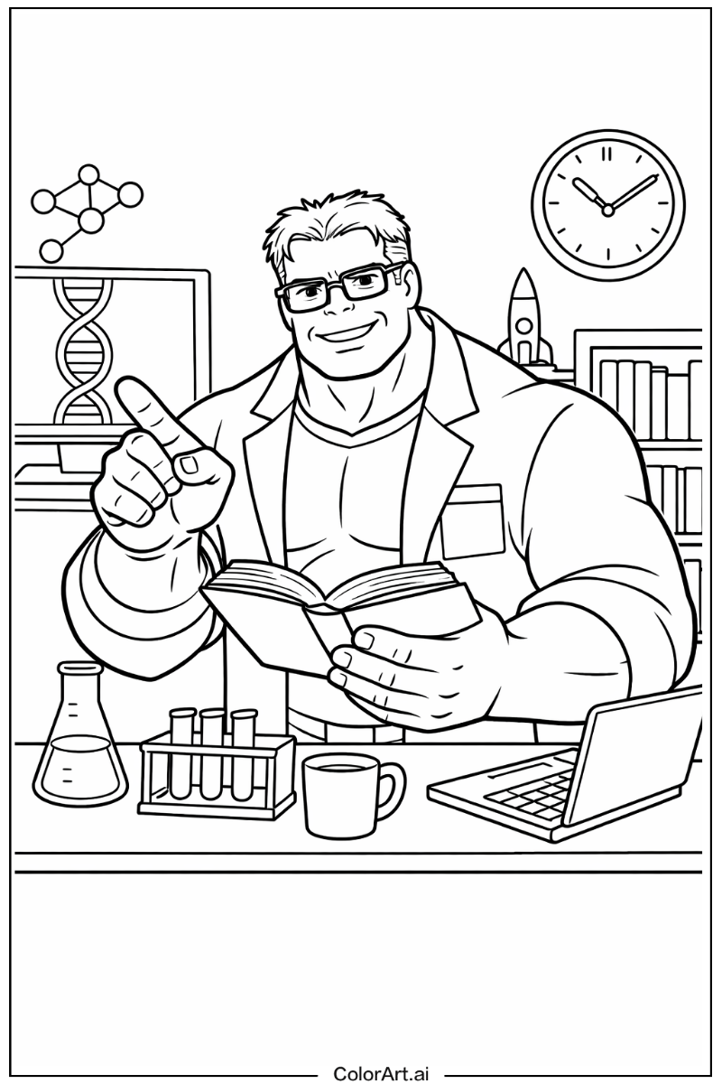 Hulk with Professor hulk Theme