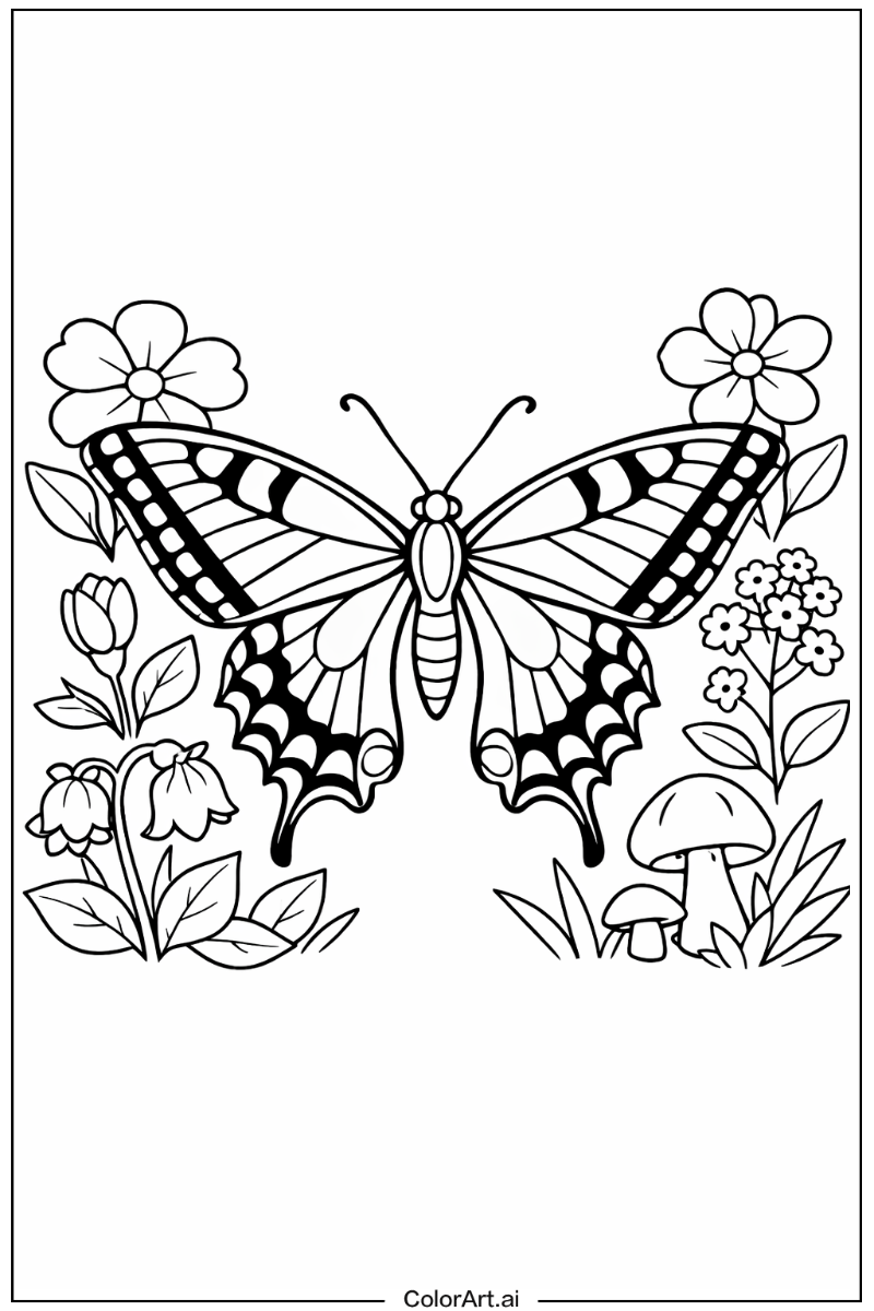 Swallowtail butterfly Insect Design