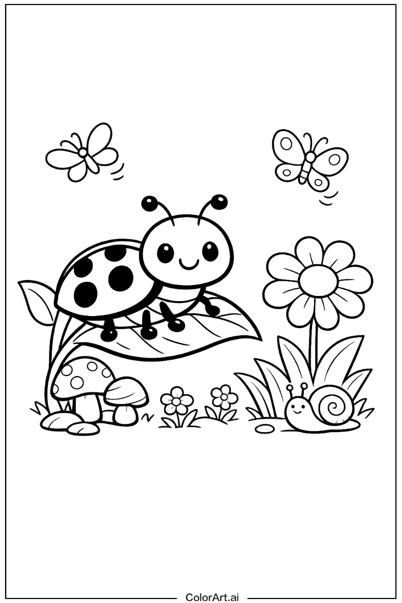 Insect with Ladybug Theme