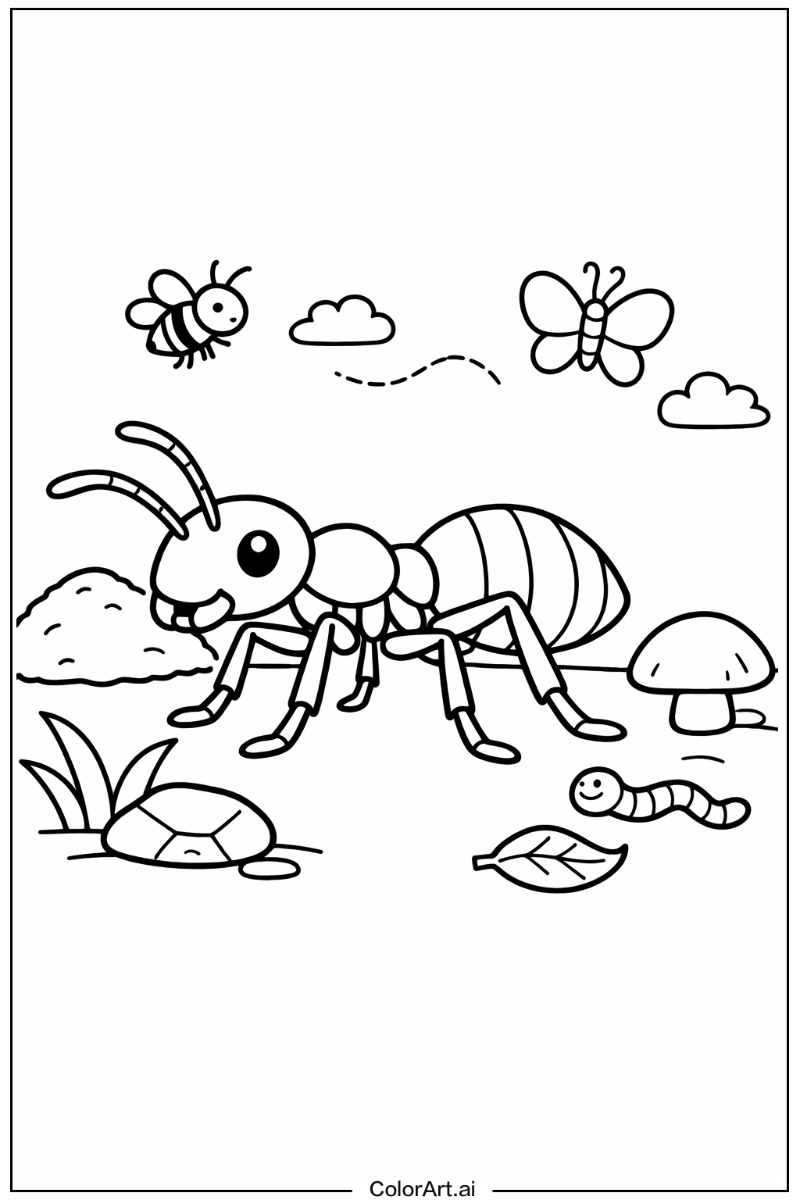 Fire ant Insect Design