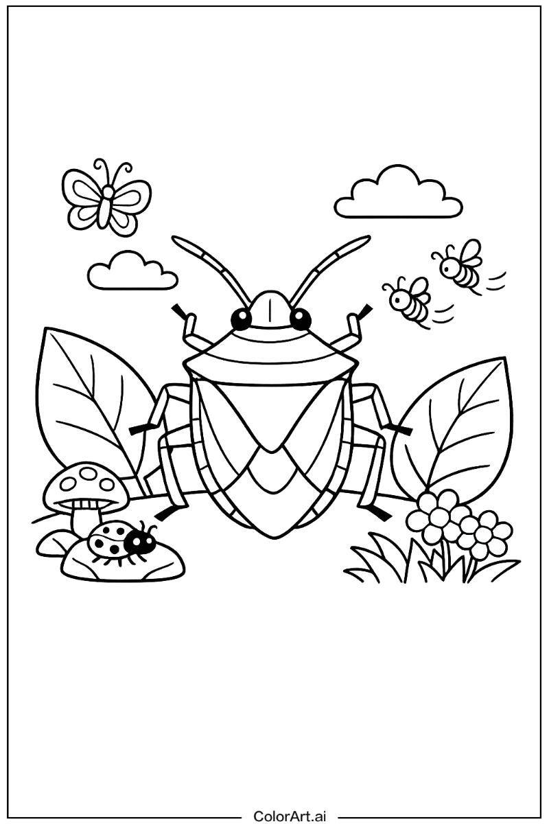 Stink bug Insect Design