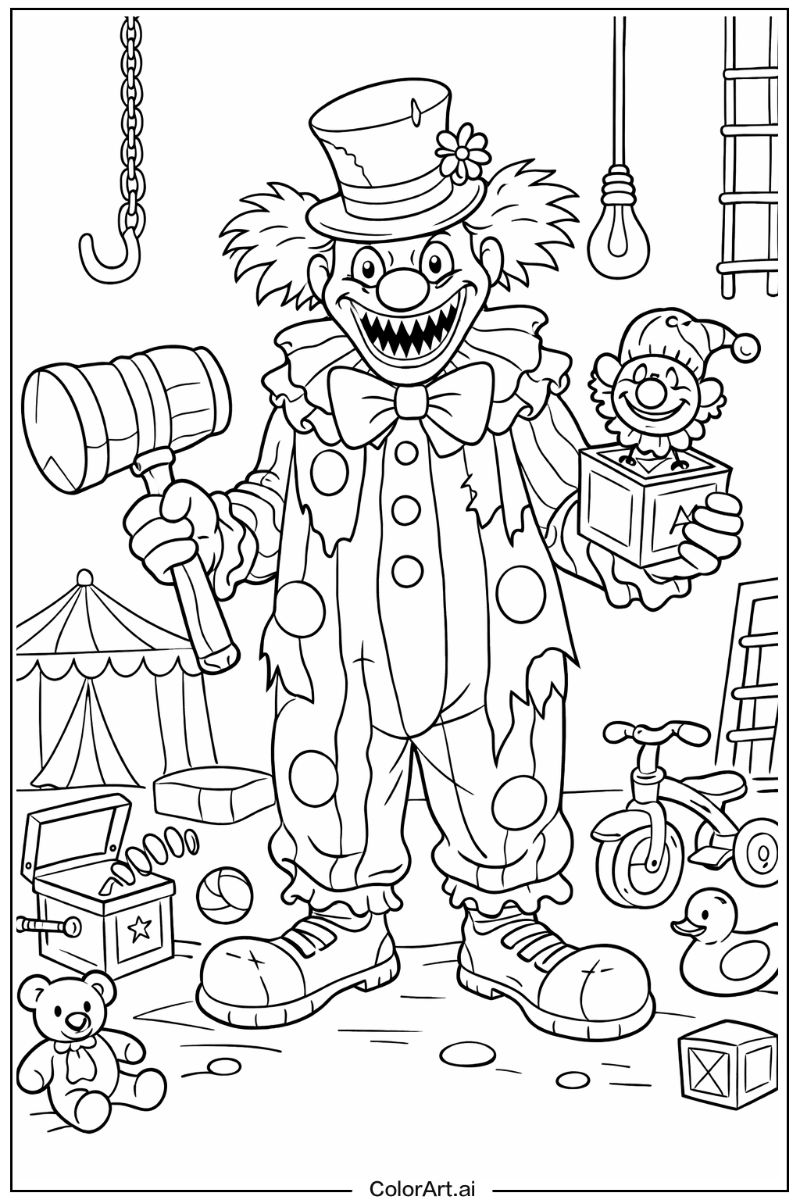 Inside out with Jangles the clown Theme