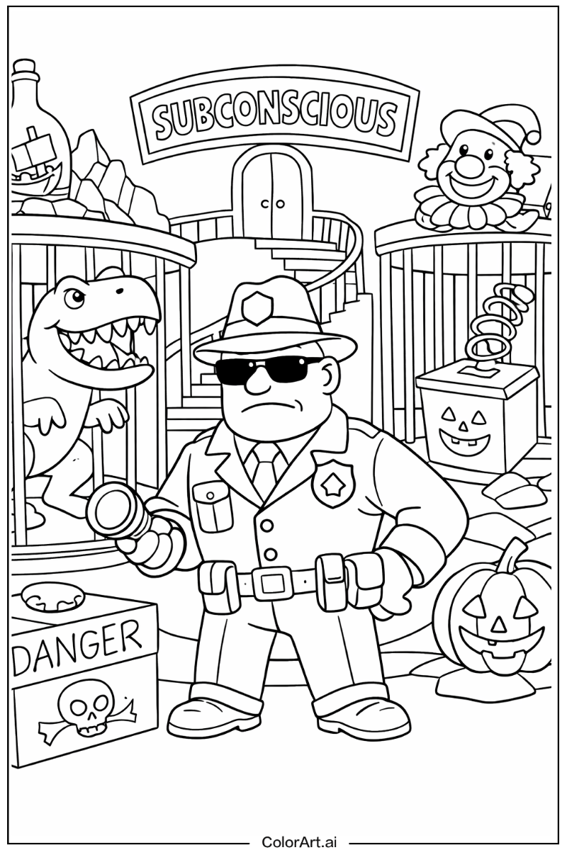 Subconscious guard Inside out Scene