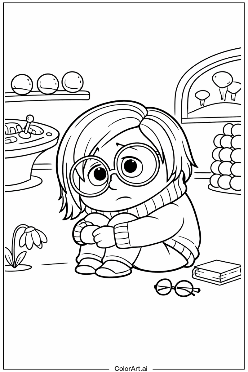 Inside out with Sadness Theme 2