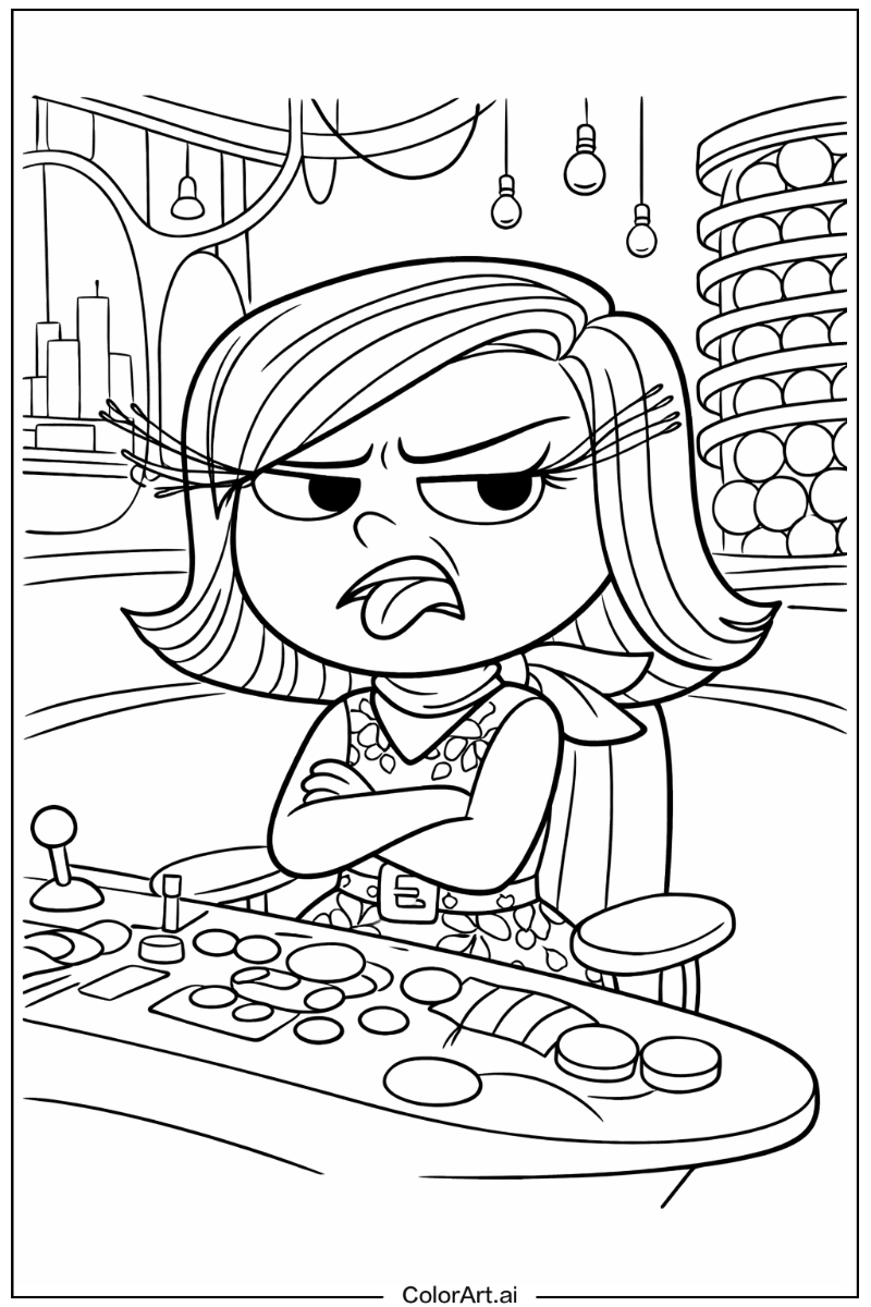 Inside out with Disgust Theme 2