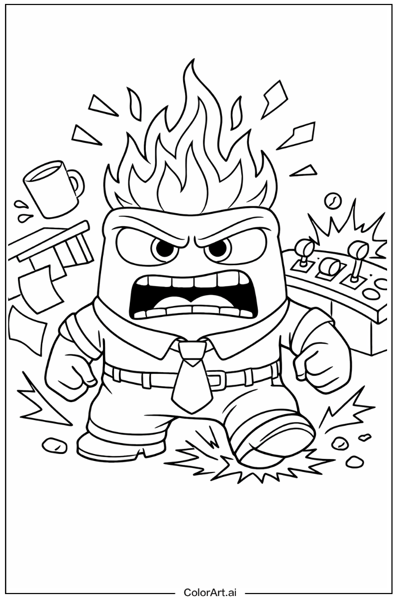 Anger Inside out Design