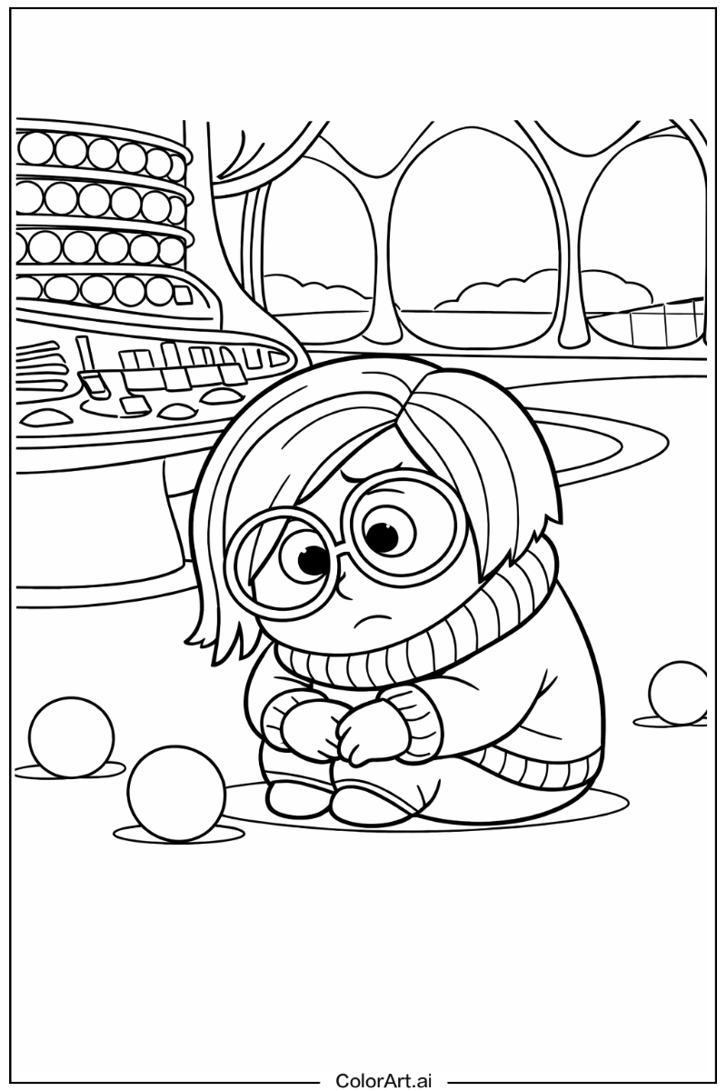 Inside out with Sadness Theme 4