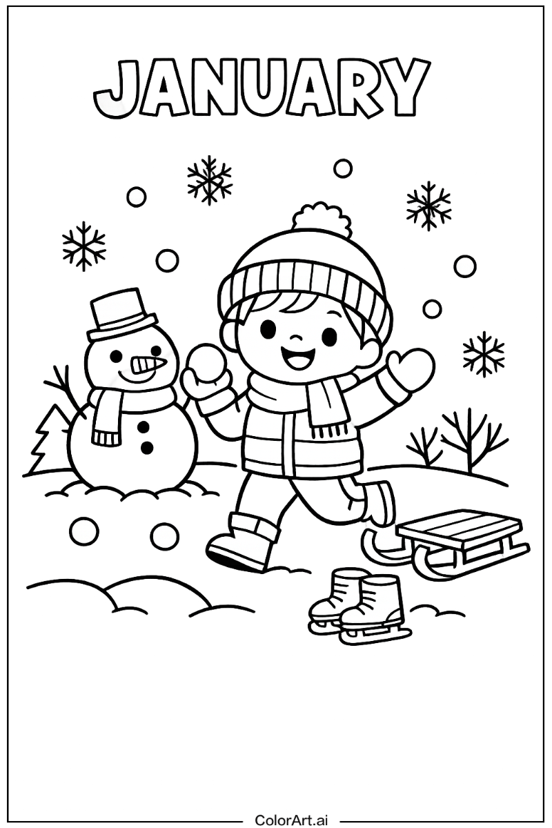 january Playing Outside 2