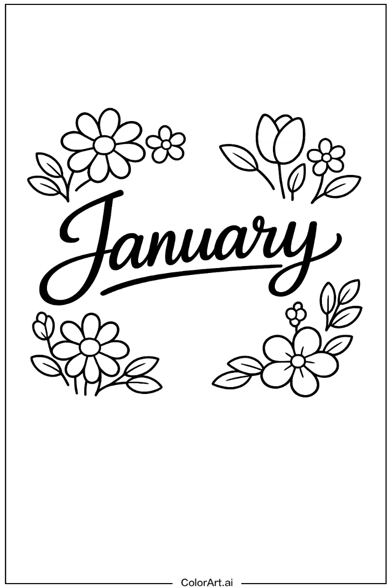 january with Flowers 5