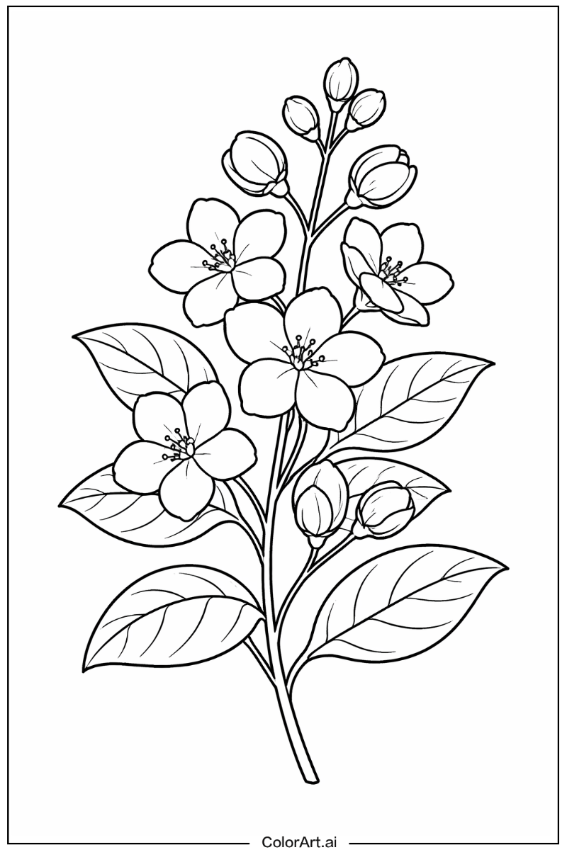 jasmine with Flowers 3