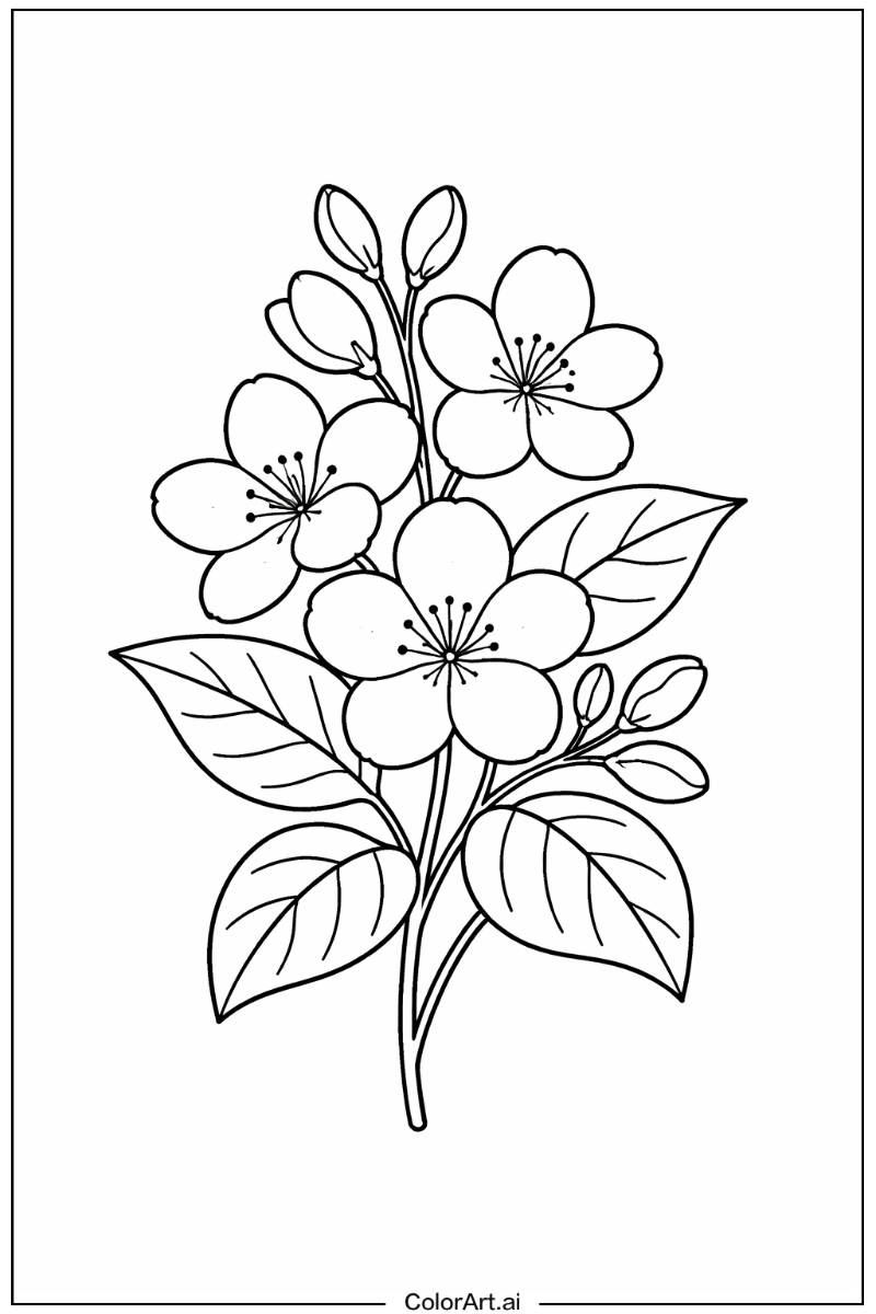 jasmine with Flowers 1