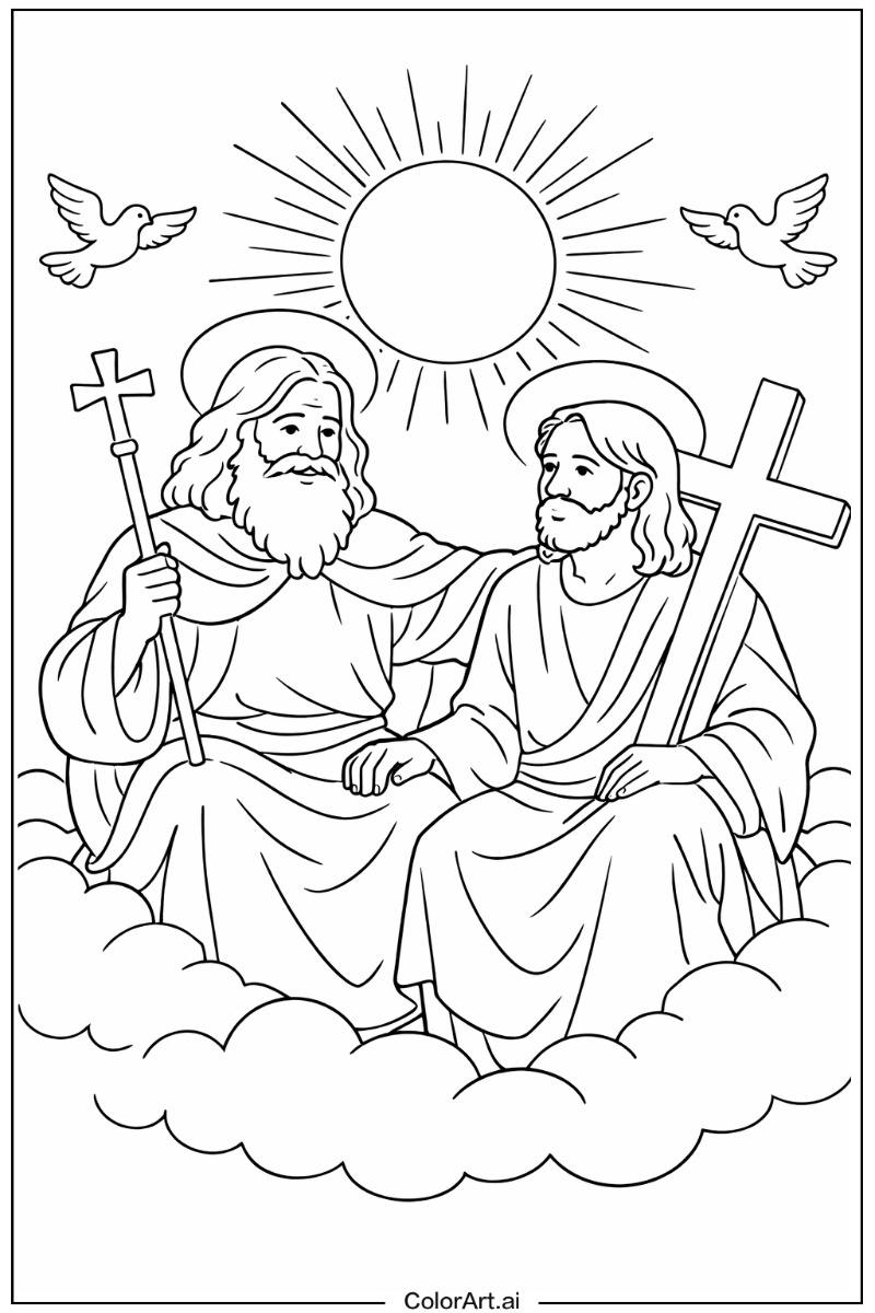 God the father Jesus Design