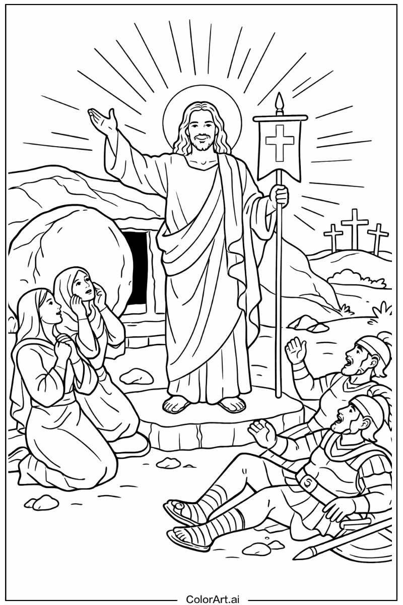 Resurrection Jesus Design