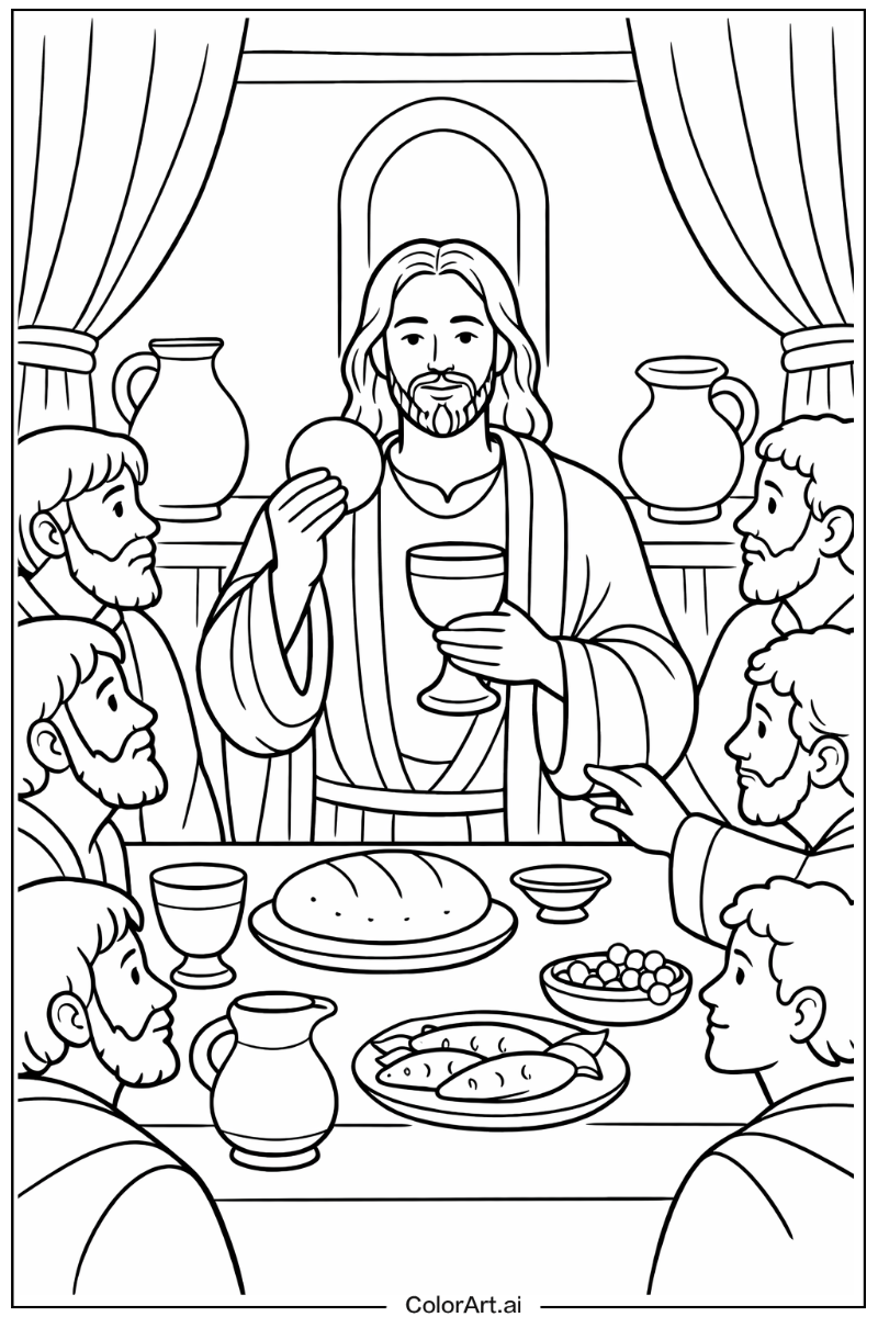 Communion Jesus Scene