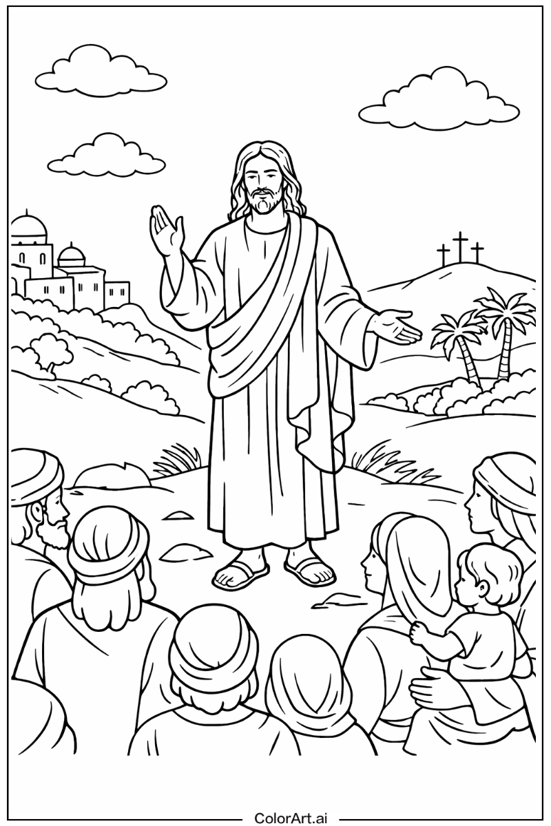 Jesus with Messiah Theme