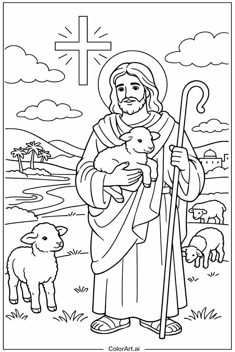 Lamb of god Jesus Design