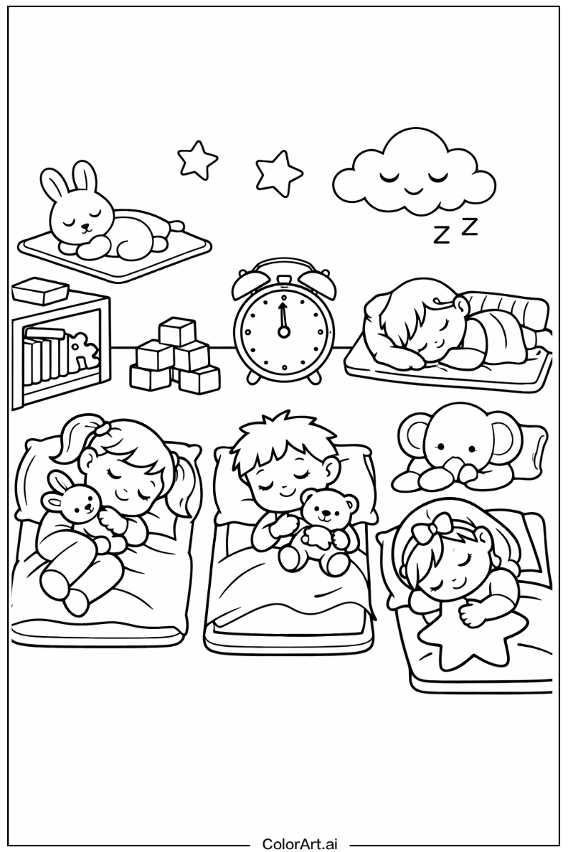 Kindergarten nap time Kindergarten Design