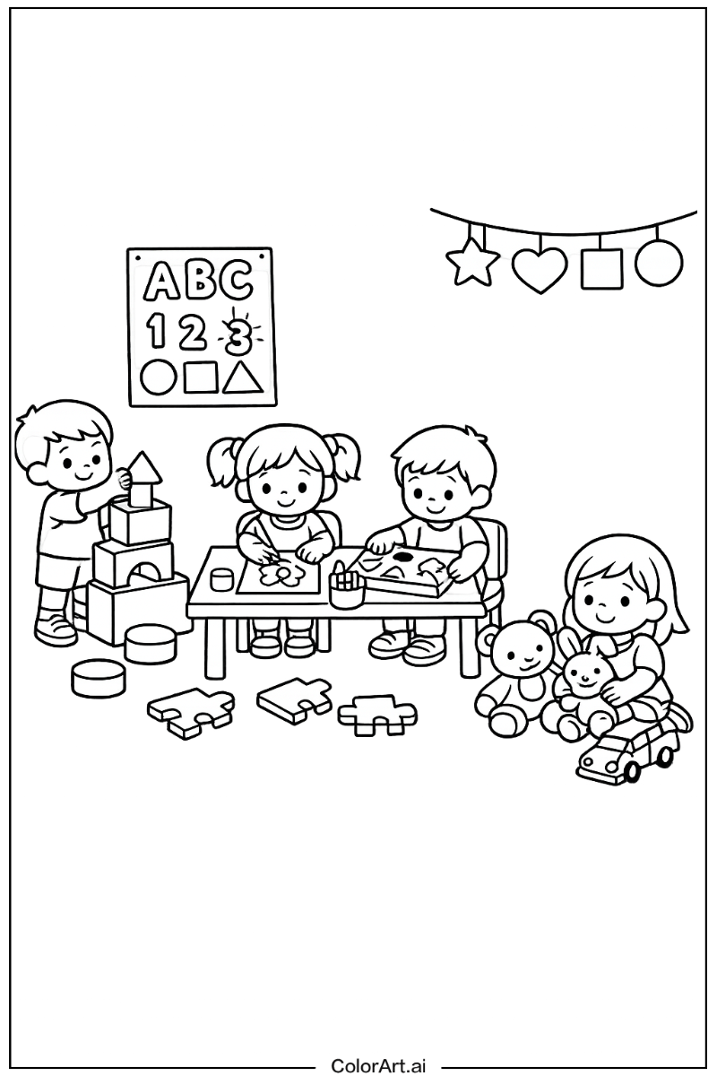 Kindergarten learning activity Kindergarten Design 2
