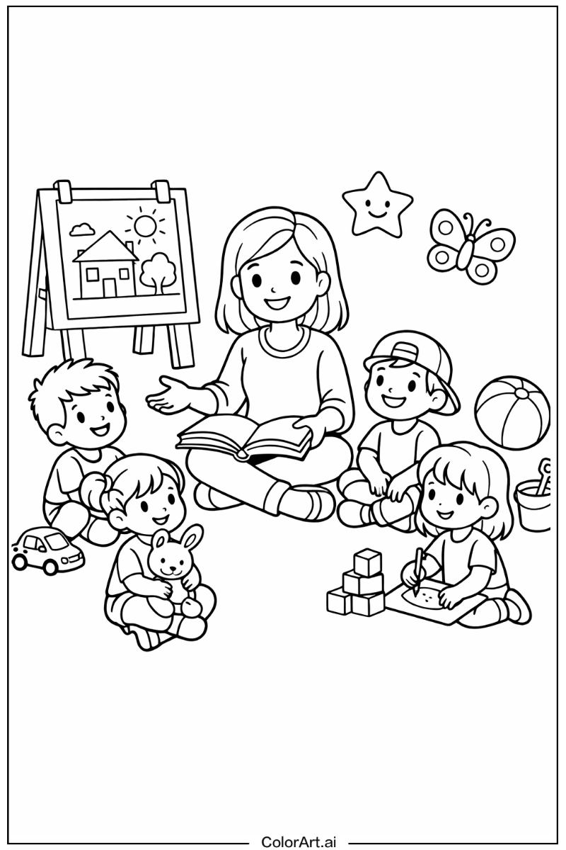 Kindergarten teacher Kindergarten Design 2