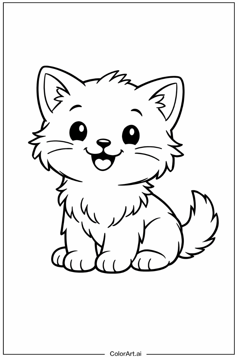 Happy Kitten Portrait 2