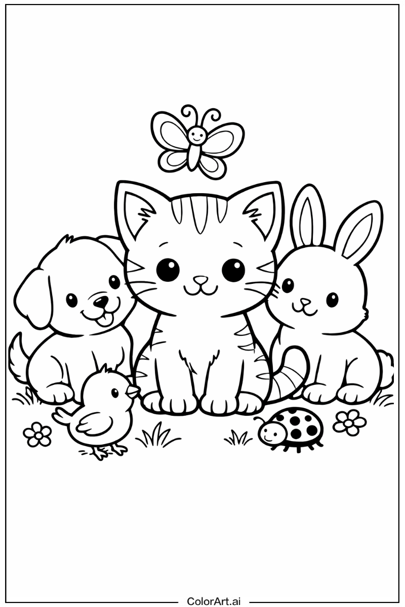 Kitten with Friends 2