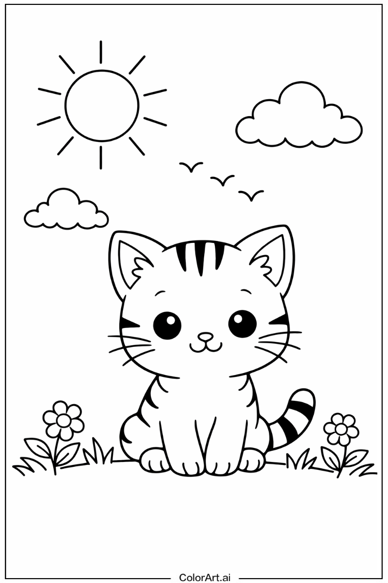 Kitten Under the Sun 3