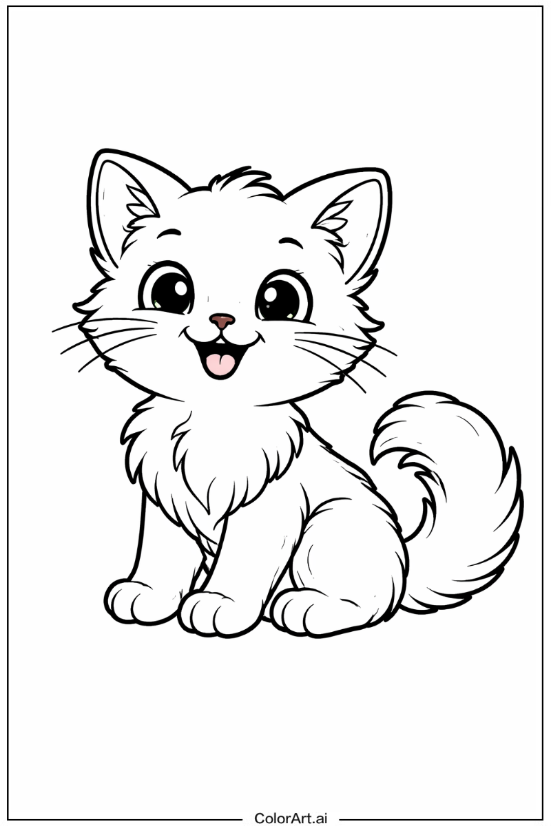 Happy Kitten Portrait 4