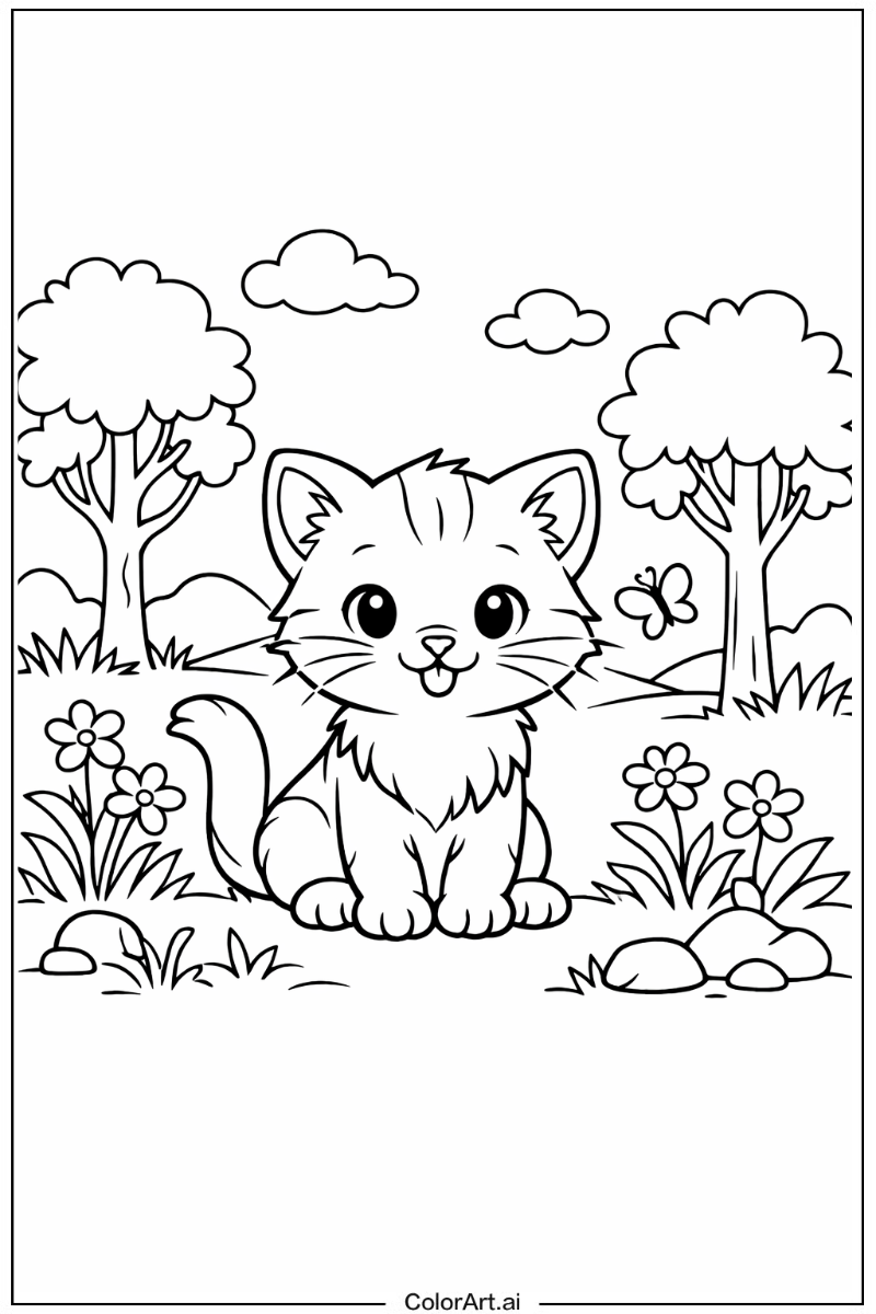 Kitten in Nature 4