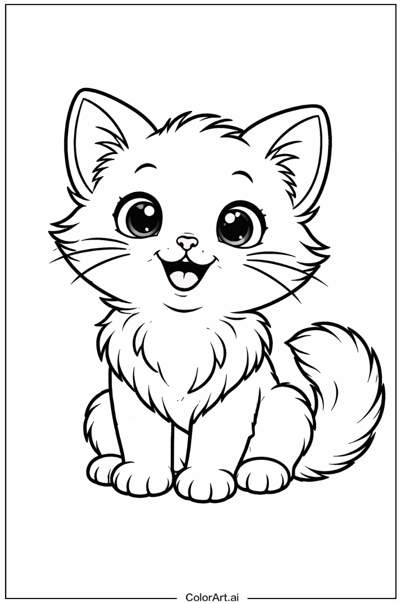 Happy Kitten Portrait 5