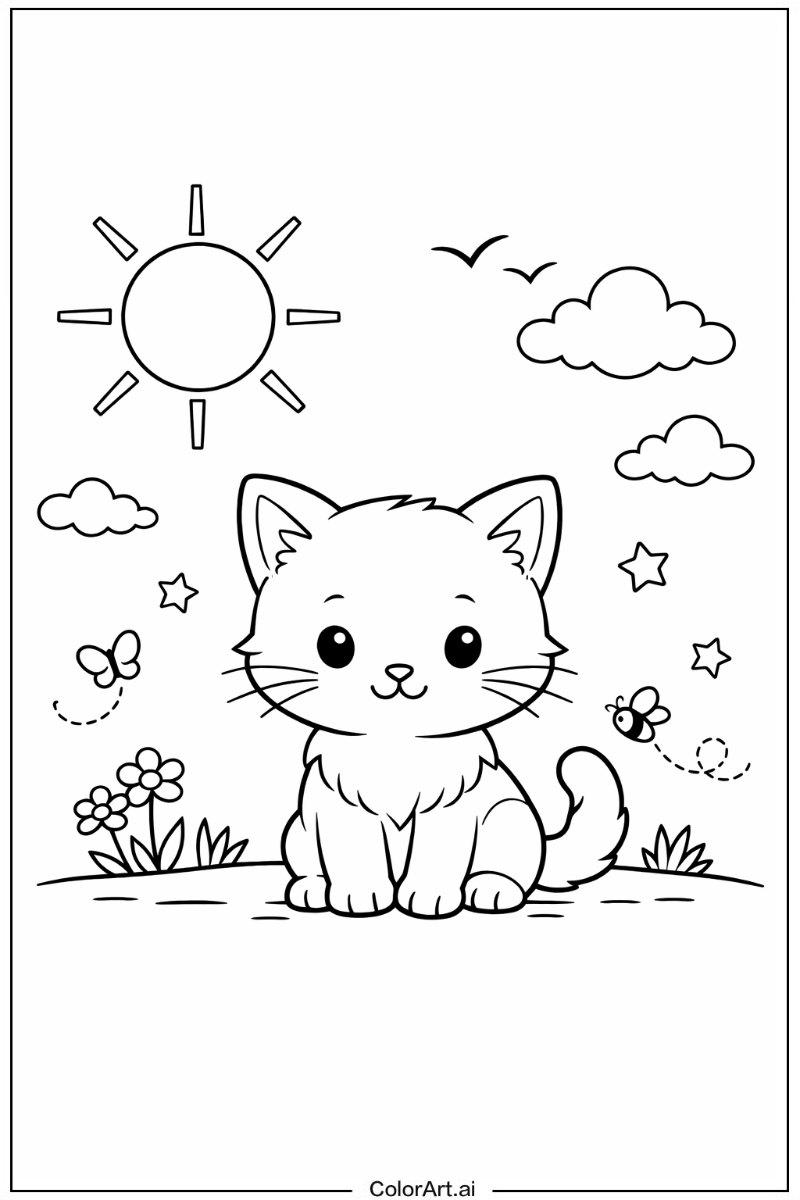 Kitten Under the Sun 5