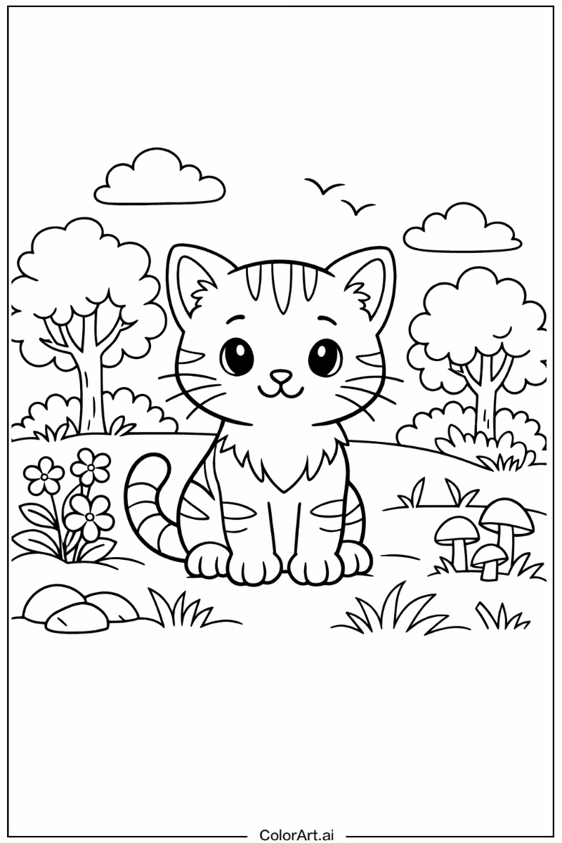 Kitten in Nature 5
