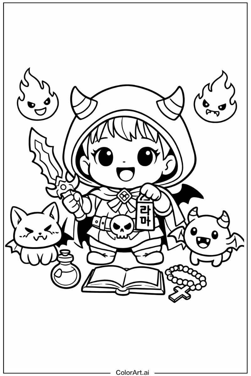 KPop Demon Hunters Baby Saja with Baby saja story time Theme