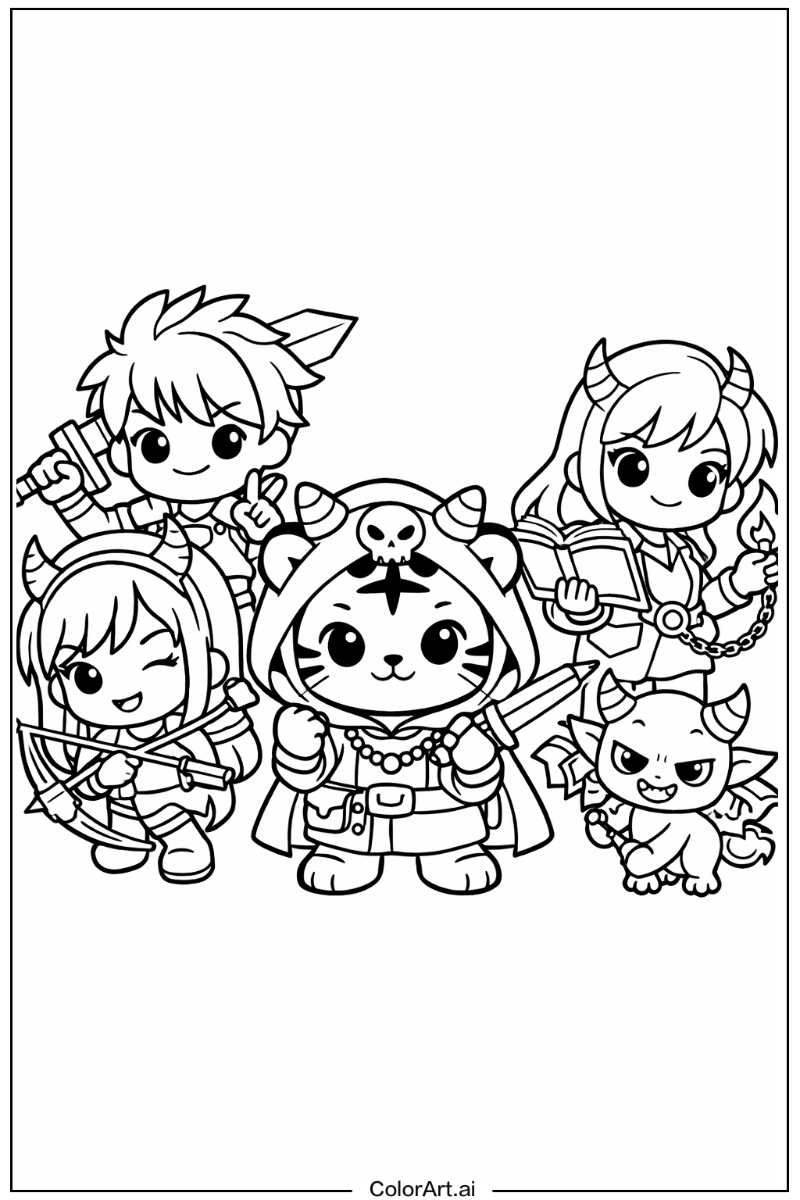 KPop Demon Hunters Baby Saja with Baby saja friends Theme