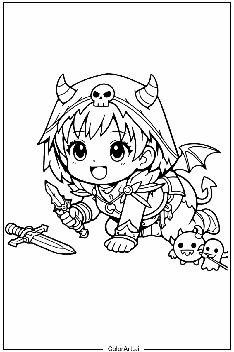 Baby saja crawling KPop Demon Hunters Baby Saja Scene 2