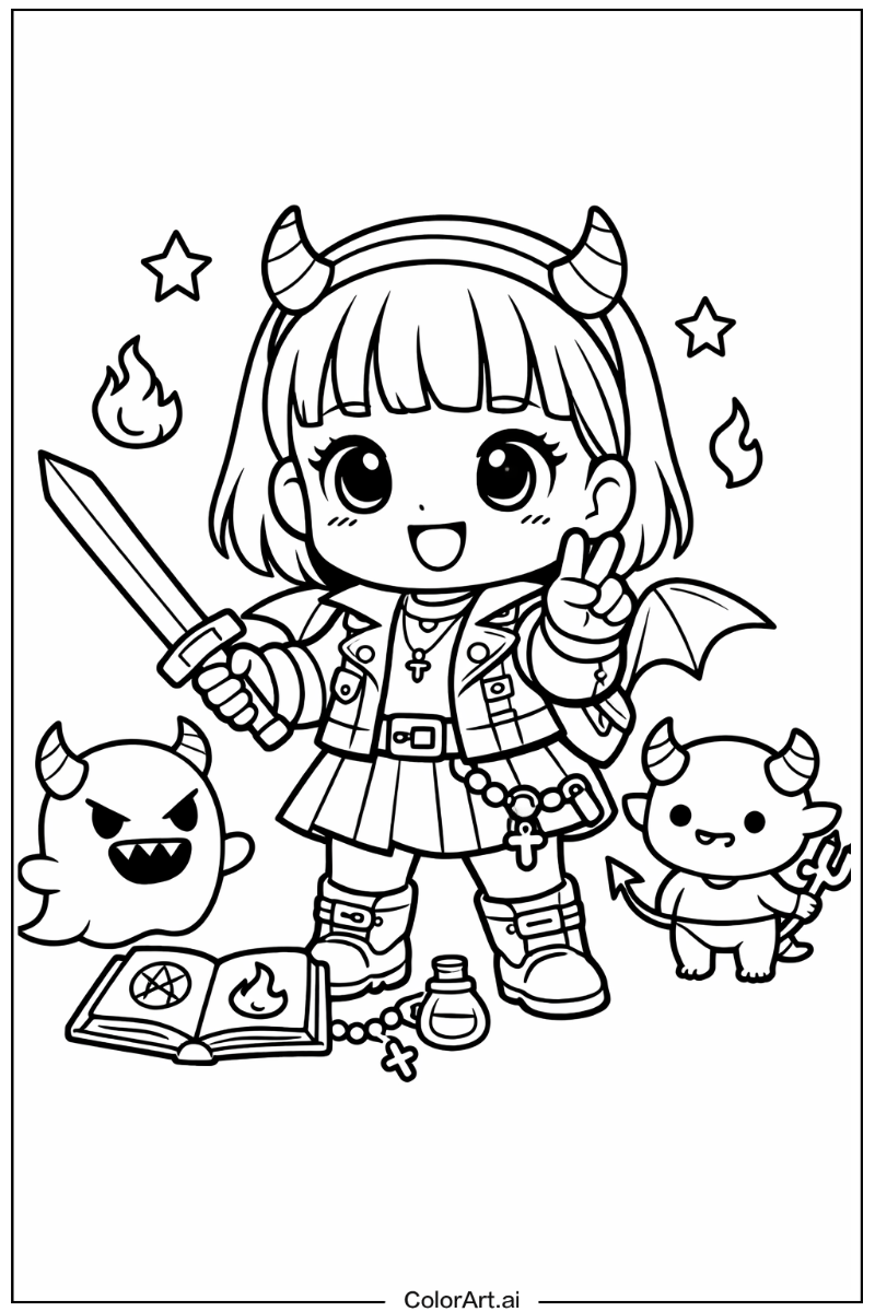 Baby saja preschool KPop Demon Hunters Baby Saja Design