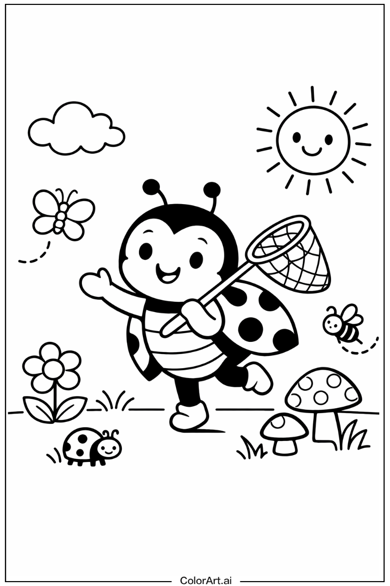 Ladybug Playing Outside 5