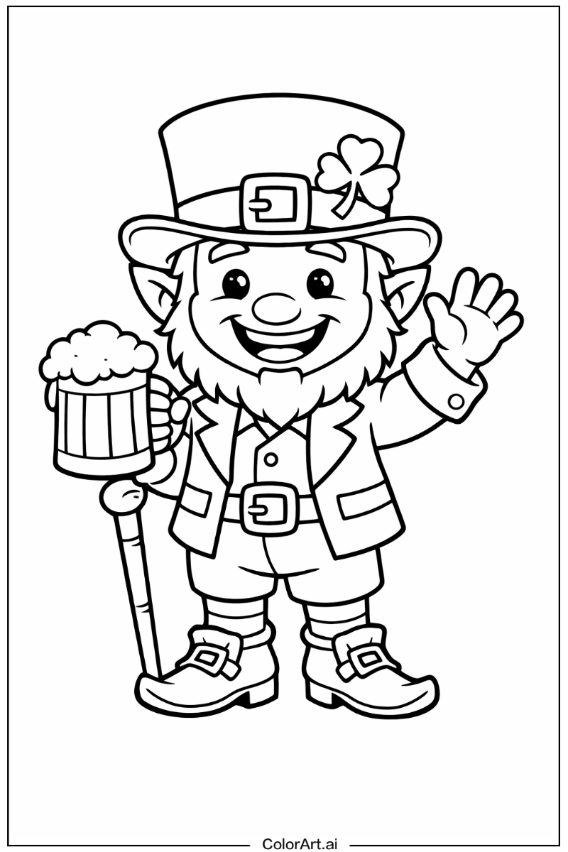 Smiling leprechaun 2