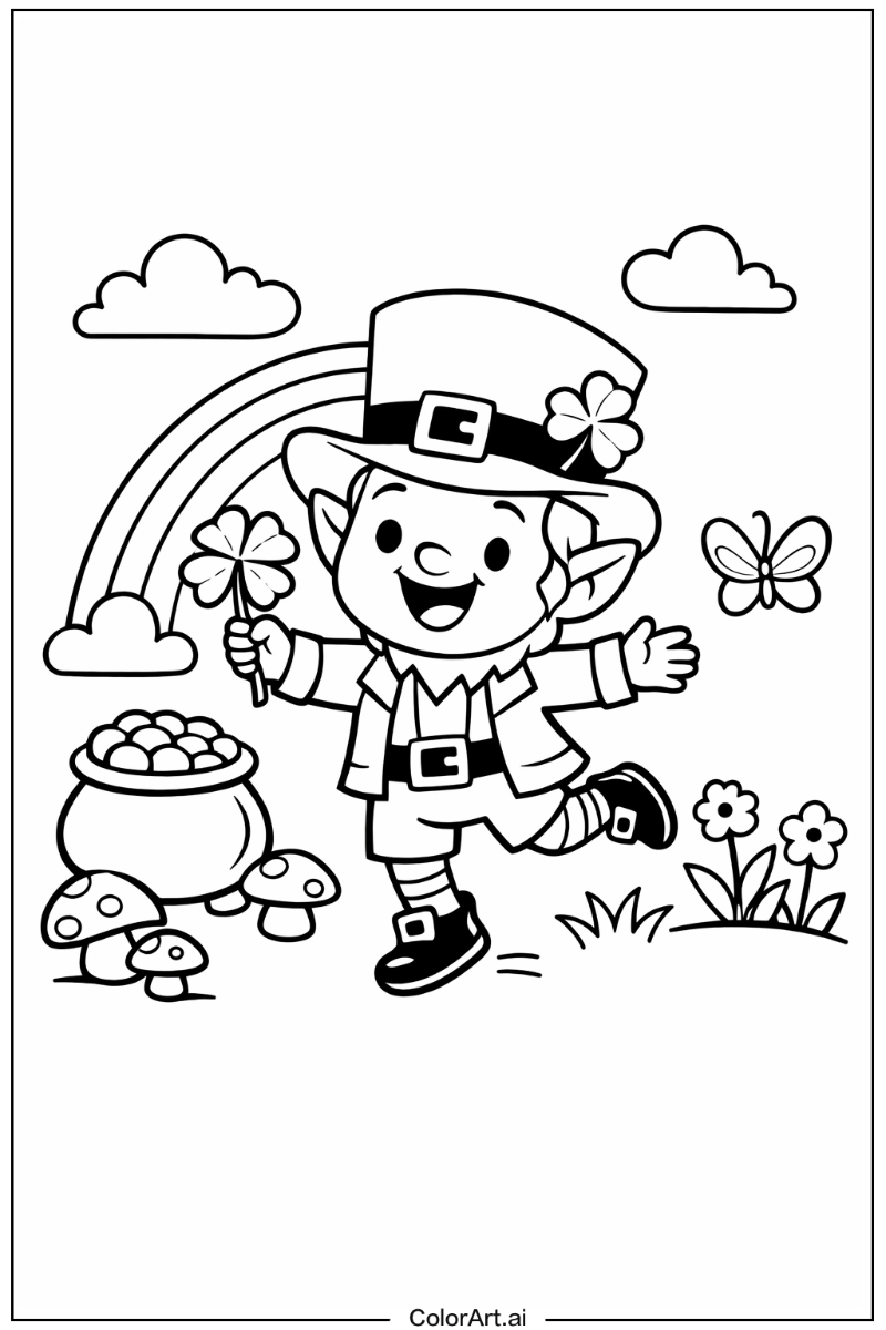 leprechaun Playing Outside 3