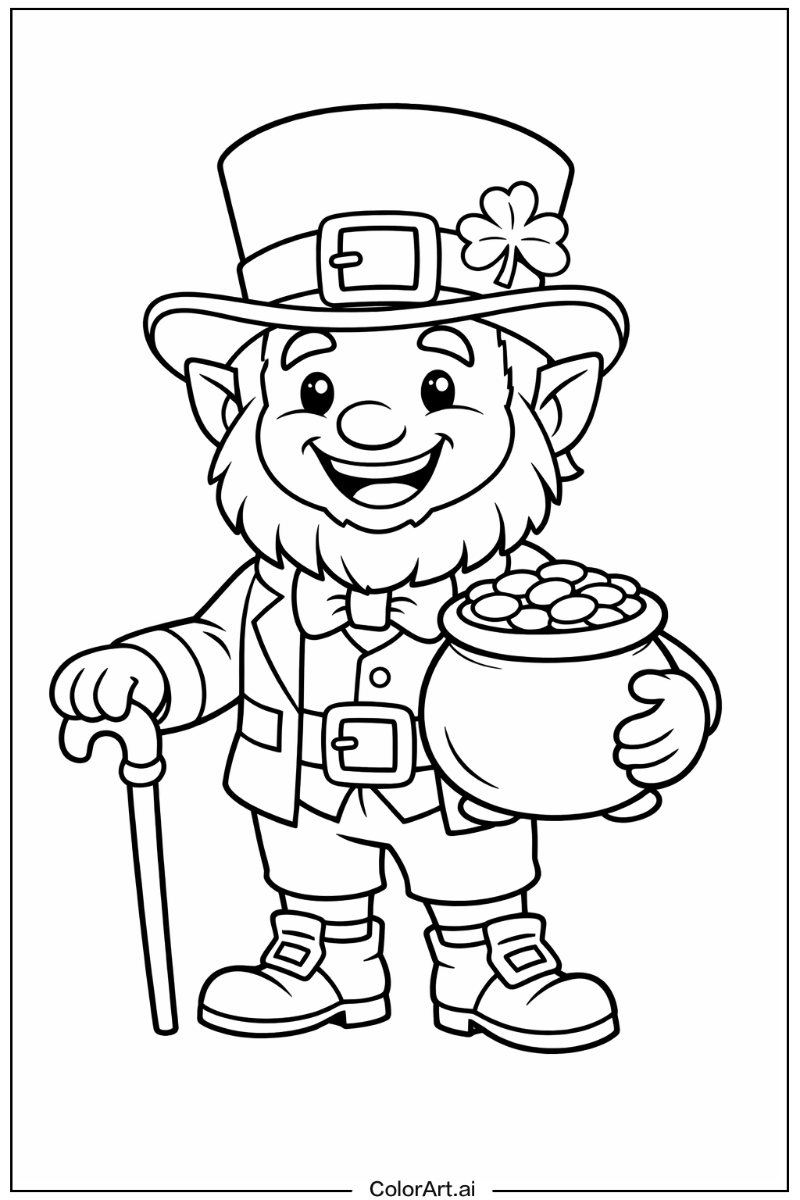 Smiling leprechaun 3