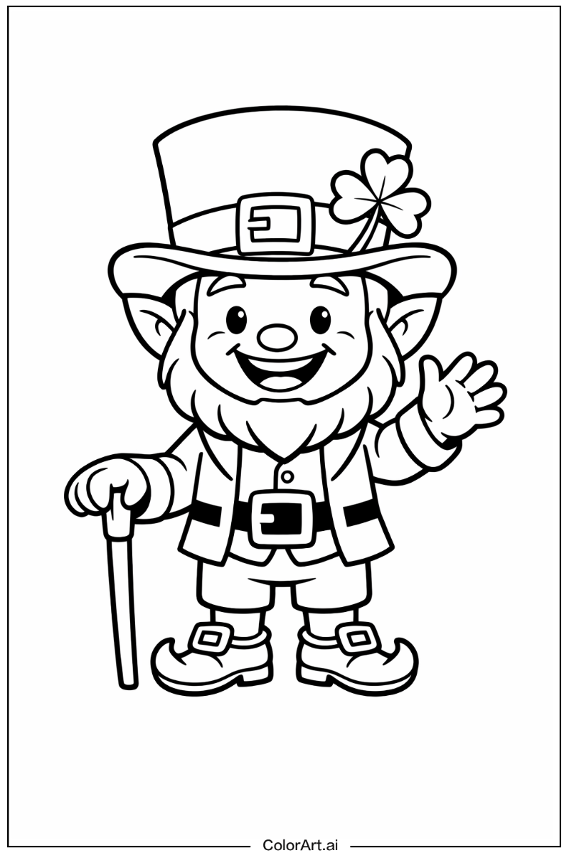 Smiling leprechaun 4