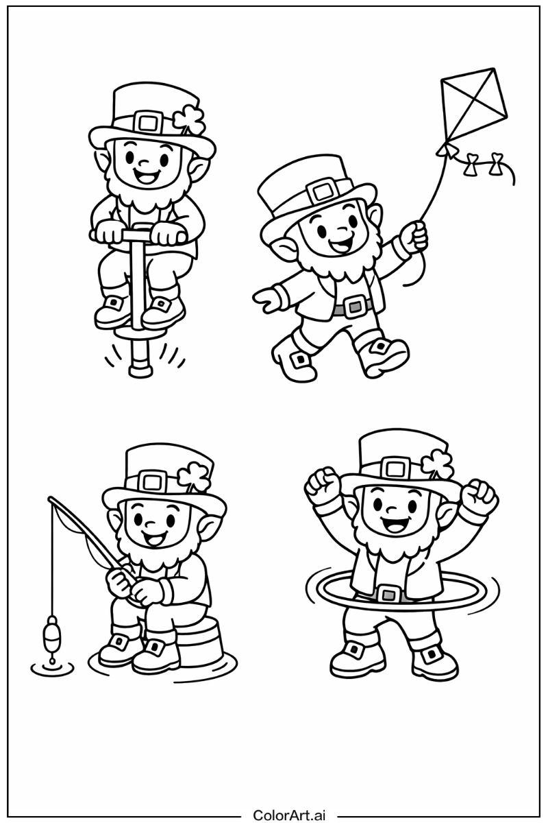 leprechaun Having Fun 4