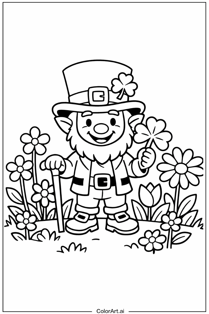 leprechaun in a Garden 5