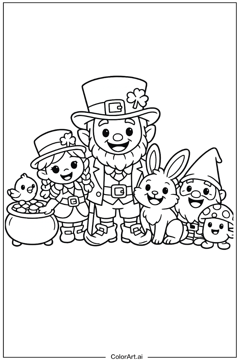 leprechaun with Friends 1