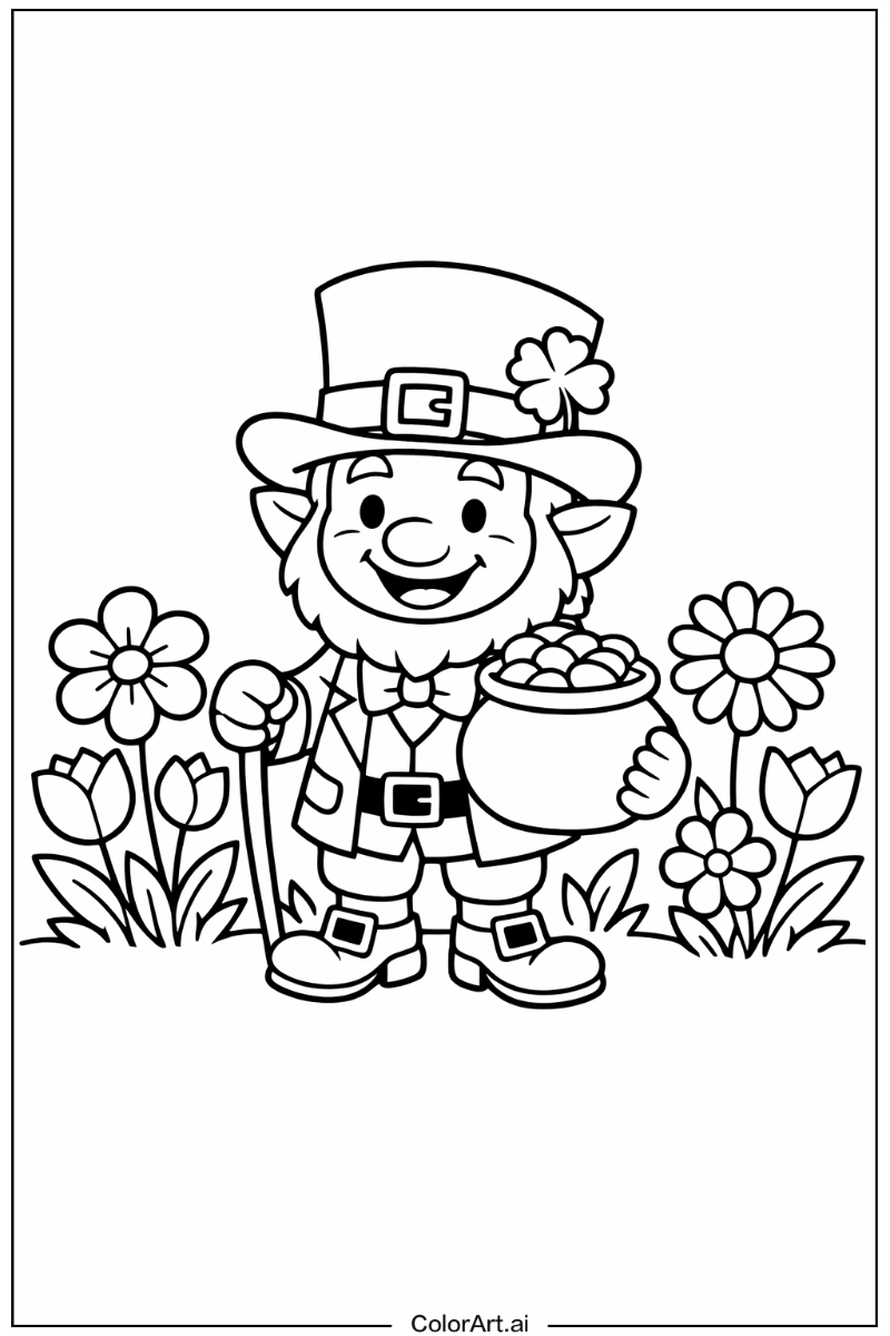 leprechaun in a Garden 6