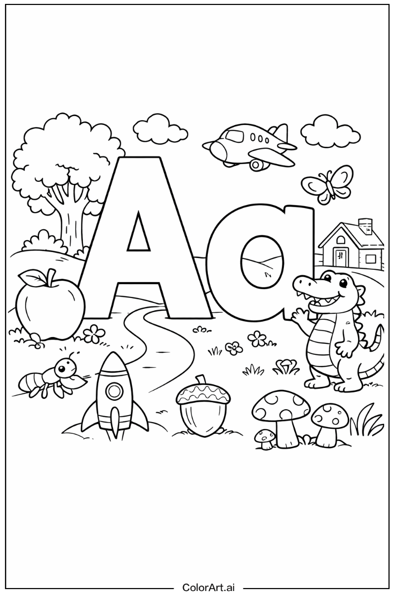 Letter a Letter A Scene 2