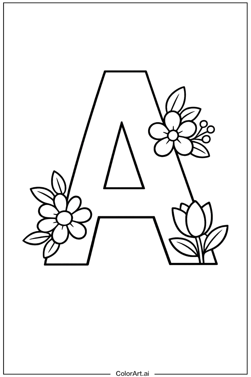 Letter with Flowers 3