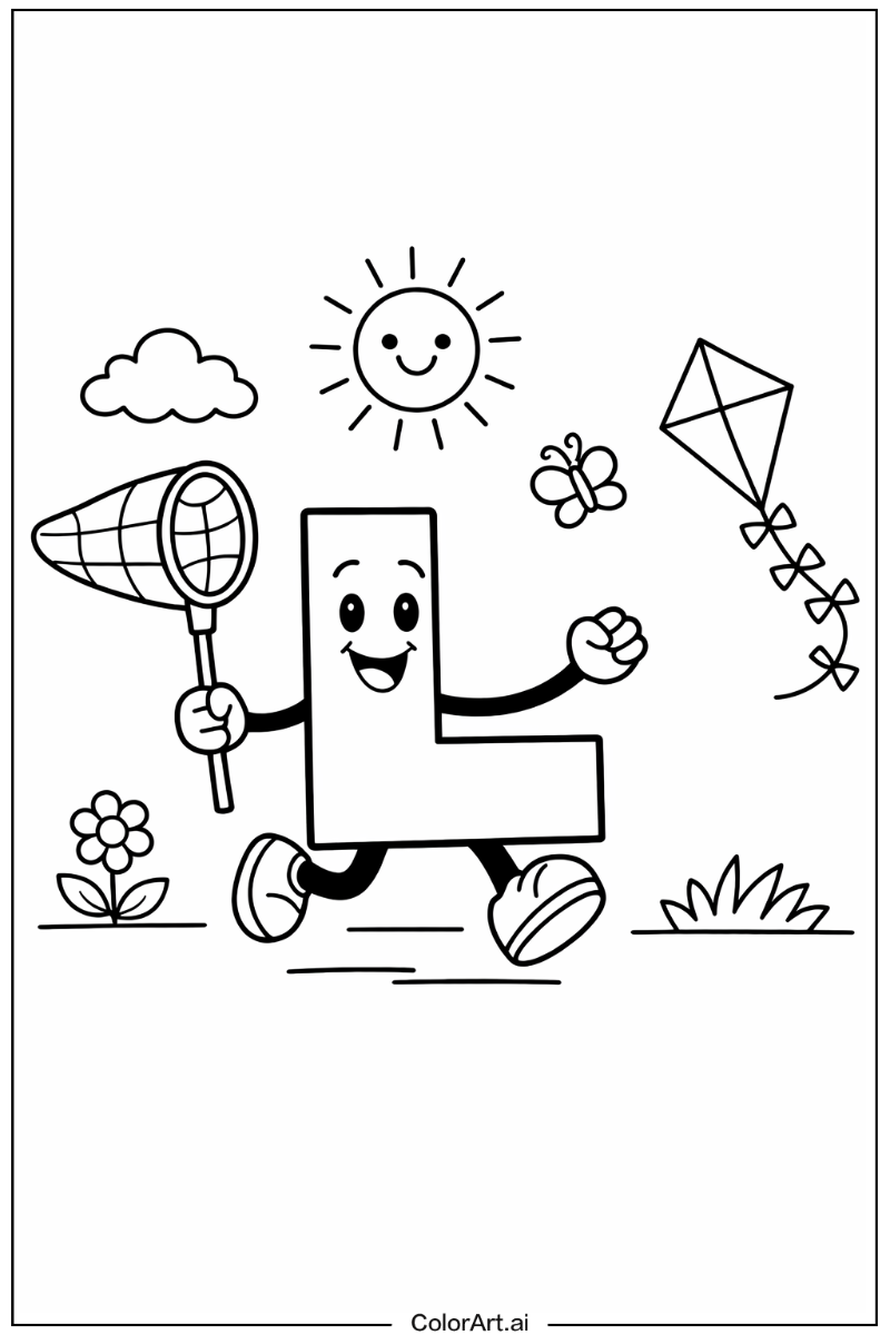 Letter Playing Outside 1