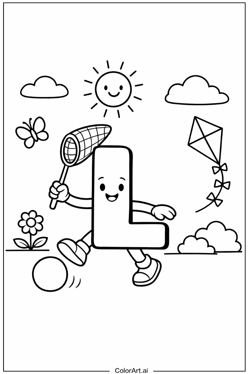 Letter Playing Outside 4