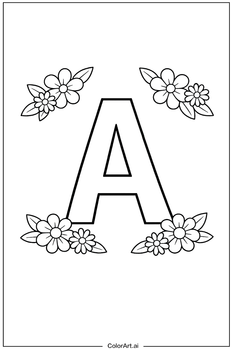 Letter with Flowers 4