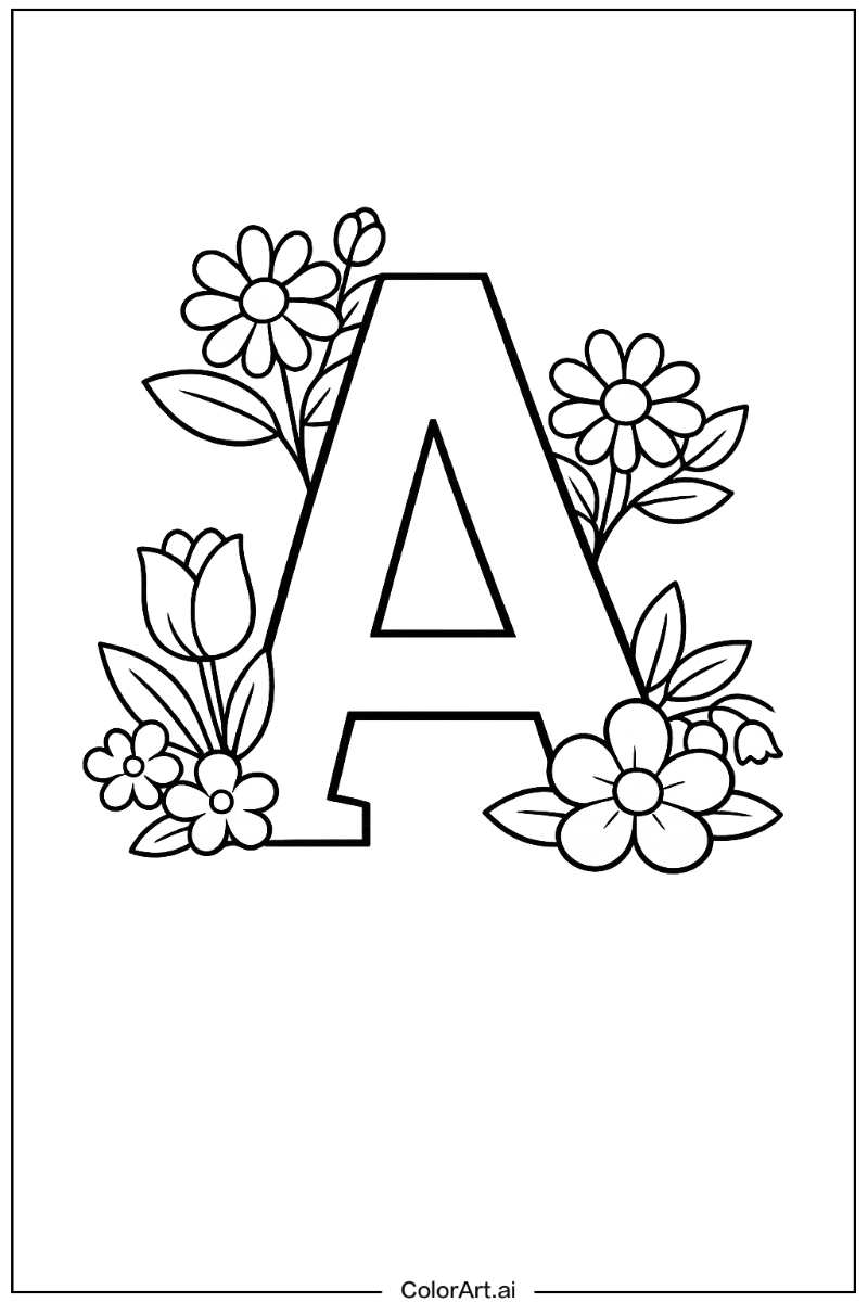 Letter with Flowers 1